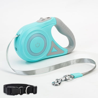 Automatic Retractable Dog Leash and Collar